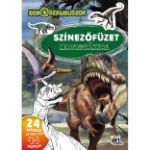 Kép Kifestő A4 matricákkal Dinoszauruszok