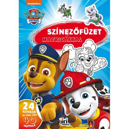 Kép Kifestő A4 matricákkal Mancs őrjárat