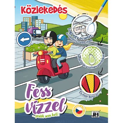 Kép Fess vízzel A4 Közlekedés