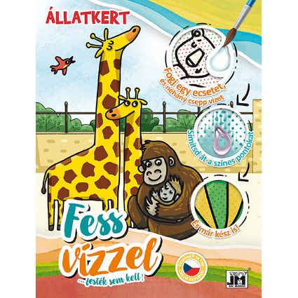 Kép Fess vízzel A4 Állatkert