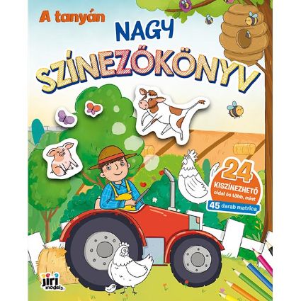 Kép Nagy színezőkönyv A tanyán