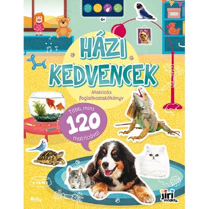 Kép Oktató matricás könyv 6+ Háziállatok
