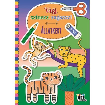Kép Vágj, színezz, ragassz! Állatkert