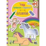 Kép Vágj, színezz, ragassz! Egyszarvúak