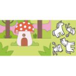 Kép Vágj, színezz, ragassz! Egyszarvúak