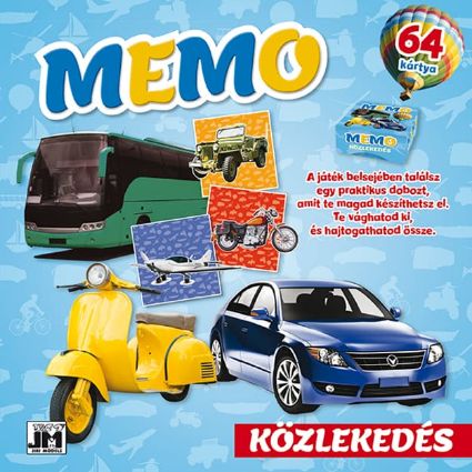 Kép Memóriajáték füzetben Közlekedés