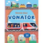 Kép Matricás könyv Vonatok
