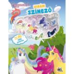 Kép Vidám színezés szuper matricákkal Egyszarvúak