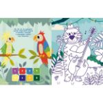 Kép Vidám színezés szuper matricákkal Állatok