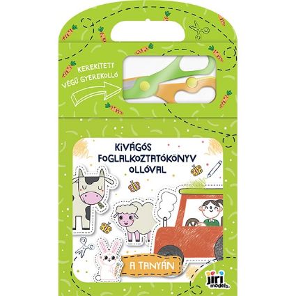 Kép Kivágós foglalkoztatókönyv ollóval A tanyán