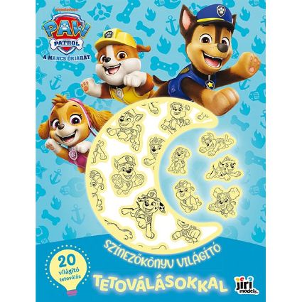 Kép Színezőkönyv világító tetoválással A Mancs Őrjárat