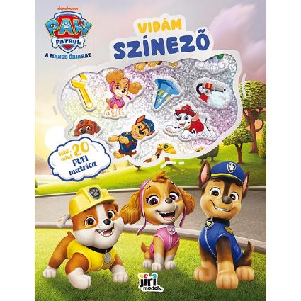 Kép Vidám színezés szuper matricákkal A Mancs Őrjárat