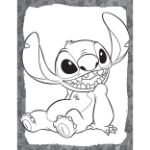 Kép 100 matrica kifestő lapokkal Lilo & Stitch