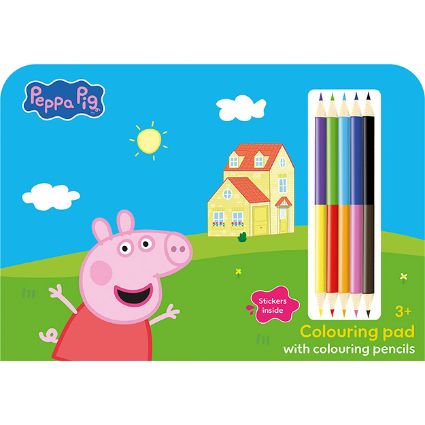 Kép Rajzkészlet színes ceruzákkal Peppa malac