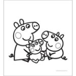 Kép Mini kifestők színes ceruzákkal Peppa malac